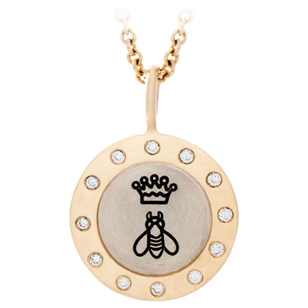 Picture of Wide Frame Gold Charm
