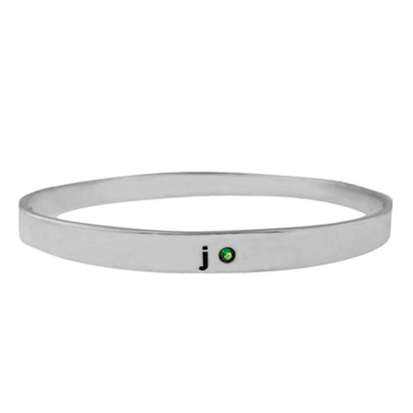 Picture of Personalized 14k Gold Bangle Bracelet 